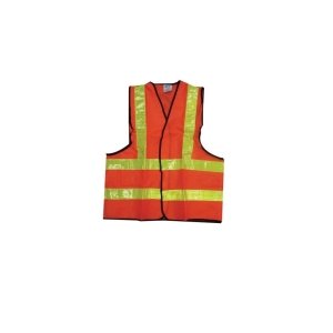Reflective Polyester Safety Vest Orange (2XL)